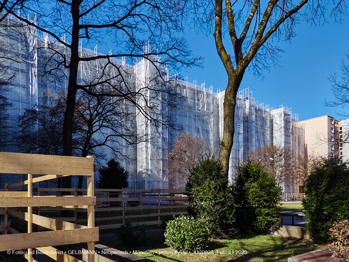 21.02.2023 -  Mega-Sanierung in der Kurt-Eisner-Straße in Neuperlach